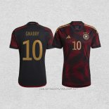 Camiseta Segunda Alemania Jugador Gnabry 2022