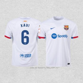 Camiseta Segunda Barcelona Jugador Xavi 23-24