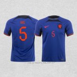 Camiseta Segunda Paises Bajos Jugador Ake 2022