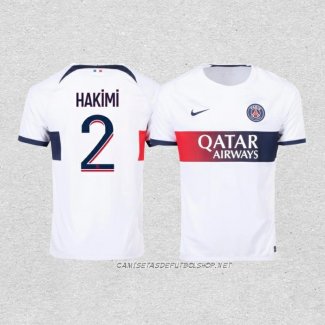 Camiseta Segunda Paris Saint-Germain Jugador Hakimi 23-24