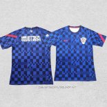 Camiseta de Entrenamiento Croacia 2021 Azul