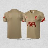 Camiseta de Entrenamiento Liverpool 21-22 Amarillo