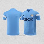 Camiseta de Entrenamiento Manchester City 22-23 Azul