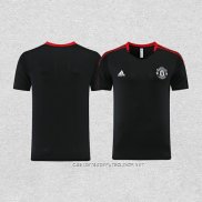 Camiseta de Entrenamiento Manchester United 23-24 Negro