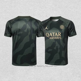 Camiseta de Entrenamiento Paris Saint-Germain Jordan 24-25 Verde