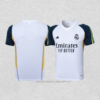 Camiseta de Entrenamiento Real Madrid 23-24 Blanco