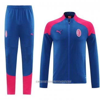 Chandal de Chaqueta del AC Milan 24-25 Azul