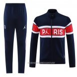 Chandal de Chaqueta del Paris Saint-Germain 23-24 Azul y Rojo