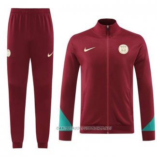 Chandal de Chaqueta del Paris Saint-Germain 24-25 Rojo