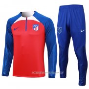 Chandal de Sudadera del Atletico Madrid 23-24 Rojo