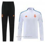 Chandal de Sudadera del Real Madrid 21-22 Blanco