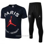 Chandal del Paris Saint-Germain 21-22 Manga Corta Negro