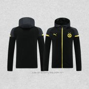 Chaqueta con Capucha del Borussia Dortmund 24-25 Negro