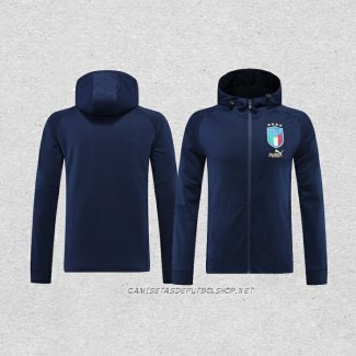 Chaqueta con Capucha del Italia 22-23 Azul