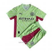 Camiseta Manchester City Portero 23-24 Nino Verde