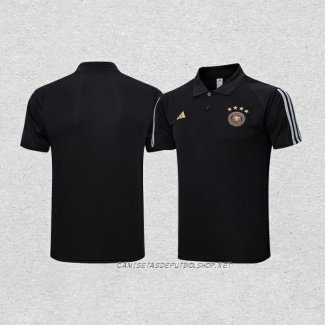 Camiseta Polo del Alemania 22-23 Negro