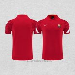 Camiseta Polo del Barcelona 22-23 Rojo