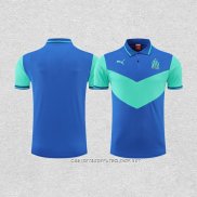 Camiseta Polo del Olympique Marsella 22-23 Azul y Verde