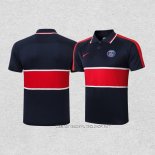 Camiseta Polo del Paris Saint-Germain 20-21 Azul y Rojo