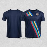 Camiseta Pre Partido del Barcelona 2022 Azul