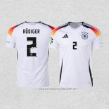 Camiseta Primera Alemania Jugador Rudiger 2024