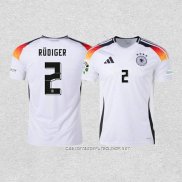 Camiseta Primera Alemania Jugador Rudiger 2024