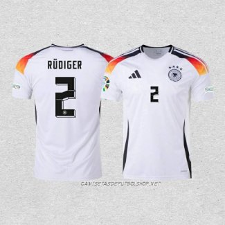 Camiseta Primera Alemania Jugador Rudiger 2024