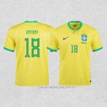 Camiseta Primera Brasil Jugador Antony 2022