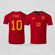Camiseta Primera Espana Jugador Pedri 2022