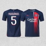 Camiseta Primera Paris Saint-Germain Jugador Marquinhos 23-24