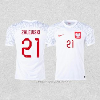 Camiseta Primera Polonia Jugador Zalewski 2022