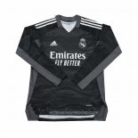 Camiseta Real Madrid Portero 21-22 Manga Larga Negro