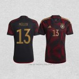 Camiseta Segunda Alemania Jugador Muller 2022