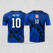 Camiseta Segunda Estados Unidos Jugador Pulisic 2022