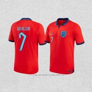 Camiseta Segunda Inglaterra Jugador Grealish 2022