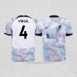 Camiseta Segunda Liverpool Jugador Virgil 22-23