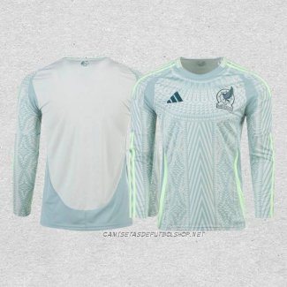 Camiseta Segunda Mexico 2024 Manga Larga