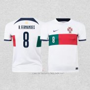 Camiseta Segunda Portugal Jugador B.Fernandes 2022