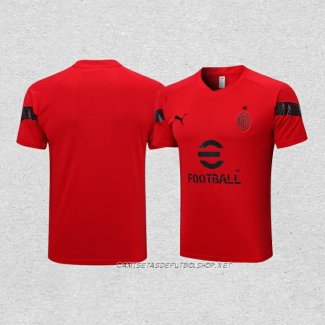 Camiseta de Entrenamiento AC Milan 22-23 Rojo