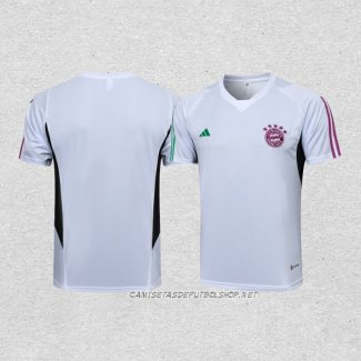 Camiseta de Entrenamiento Bayern Munich 23-24 Blanco