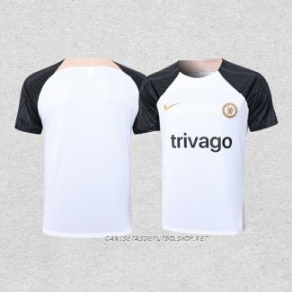 Camiseta de Entrenamiento Chelsea 23-24 Blanco