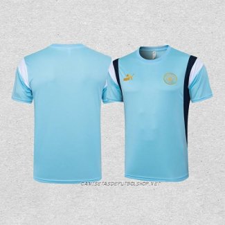 Camiseta de Entrenamiento Manchester City 23-24 Azul