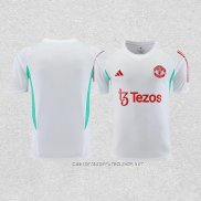 Camiseta de Entrenamiento Manchester United 23-24 Blanco