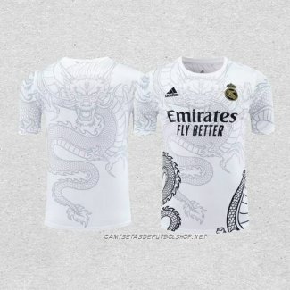 Camiseta de Entrenamiento Real Madrid Dragon 24-25 Blanco