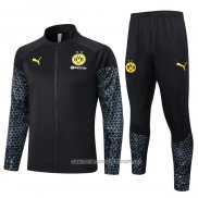 Chandal de Chaqueta del Borussia Dortmund 23-24 Negro