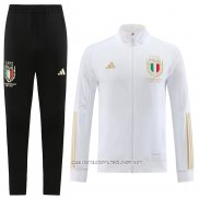 Chandal de Chaqueta del Italia 23-24 Blanco