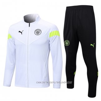 Chandal de Chaqueta del Manchester City 22-23 Blanco