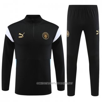 Chandal de Sudadera del Manchester City 23-24 Negro