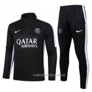 Chandal de Sudadera del Paris Saint-Germain 23-24 Nino Negro