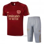 Chandal del Arsenal 23-24 Manga Corta Rojo - Pantalon Corto